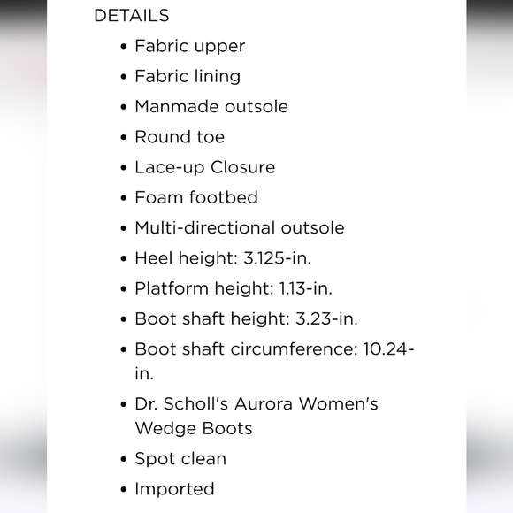 Dr. Scholl's Womens Ankle Wedge Booties Sz 8M Aurora Wool Blend Lace Up Tassles - Picture 14 of 14